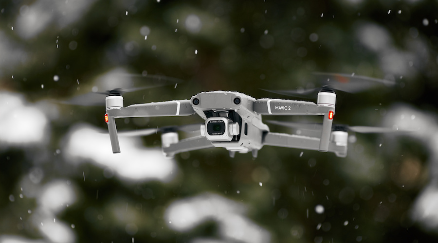 drone-flying-snow-and-rain