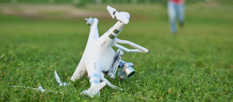 Retrieving-a-crashed-drone